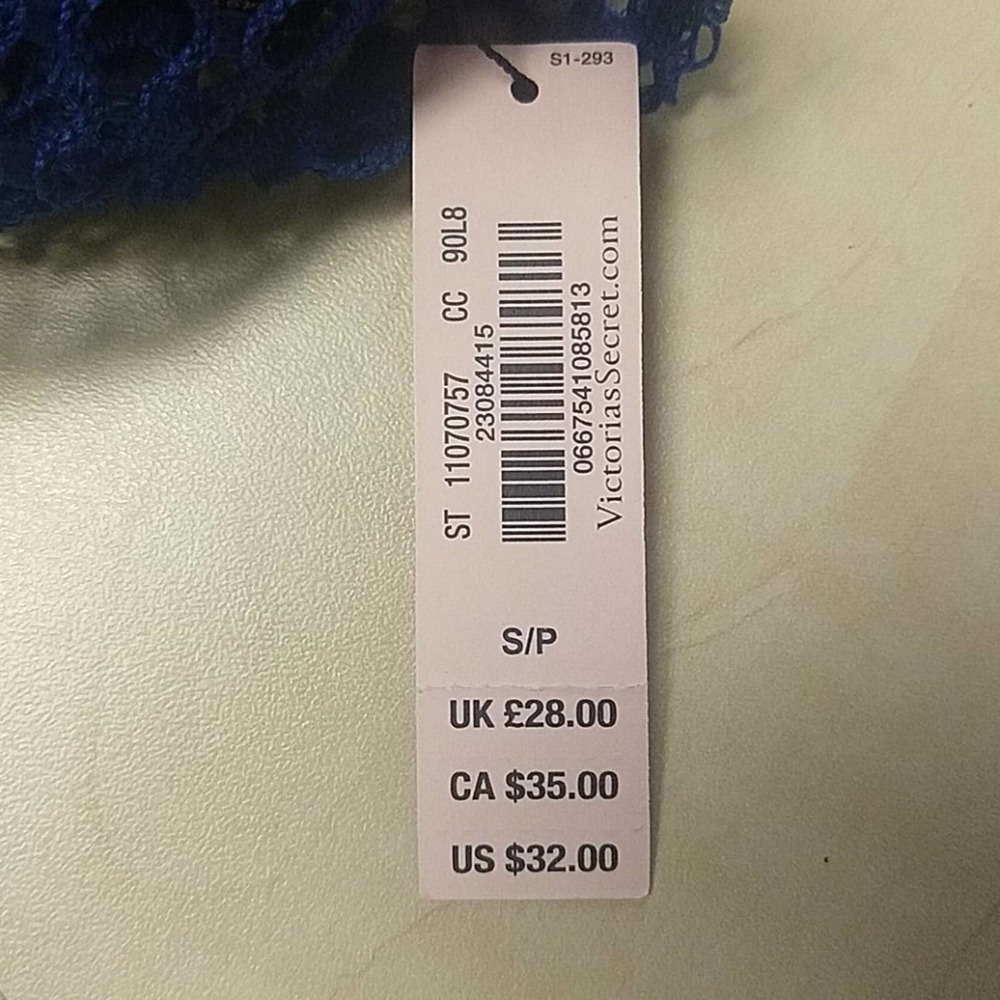 Victoria Secret Crochet Knit Crop Swim Cover Up - Picture 7 of 12